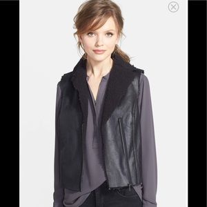 Eric + Lani faux shearling vest